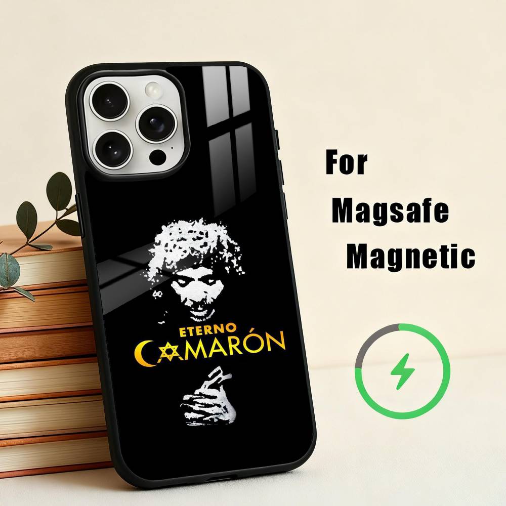 C-Camaron D-De L-La Isla Чехол для iPhone17,16,15,14,13,12,11 Plus, С крышкой для магнитной беспроводной зарядки