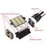2 шт. улучшенные светодиодные лампы T15 W16W 45 SMD 4014 для автомобиля, авто Canbus, фонари заднего хода, стоп-сигналы, фонари заднего хода