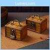 Wooden Jewelry Storage Box With Lid For Home Office Desk Organizer Gift For Teens