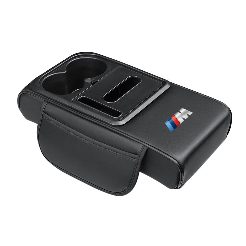 Leather Car Center Console Armrest Heightening Cushion Multi-Function Storage Interior Accessories For BMW E90 G80 M3 G30 M5 F82 RR2 qazx1