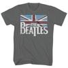 Мужская футболка Beatles Flag графитового цвета Графитовый