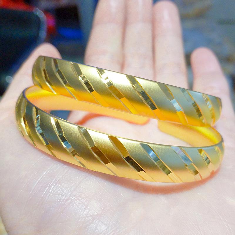 Вьетнамский латунный браслет с золотым покрытием с дизайном Дракона и Феникса