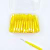 60 Pcs Push-pull Toothpicks I-shape Toothbrush PE Oral Cleaning Tools  Oral Cleaning