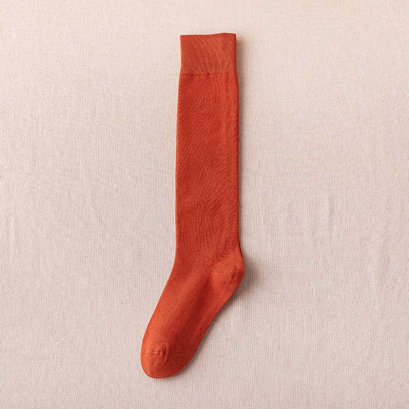 Женские гольфы, хлопковые зимние теплые носки, белые, черные вечерние сексуальные длинные носки для танцев, модные носки до середины икры