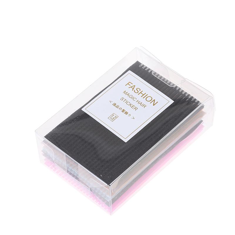 12 шт., накладка для волос, наклейка для волос, зажим для челки, фиксированная бесшовная волшебная паста, бахрома