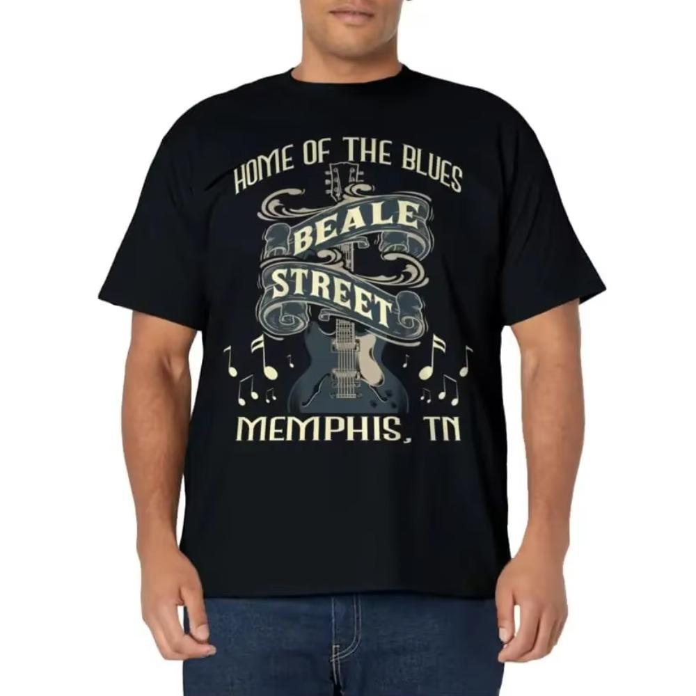Дом Блюза Бил-стрит Мемфис - Футболка Музыканта Гитариста