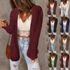 Women's Ladies Fashion Solid Color Loose Sweater Jacket Knit Cardigan Multicolor Cardigan Knitwear