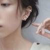 1 пара циркониевых серег для женщин, серьги-гвоздики с ушной костью и хрящом, спиральные серьги-гвоздики