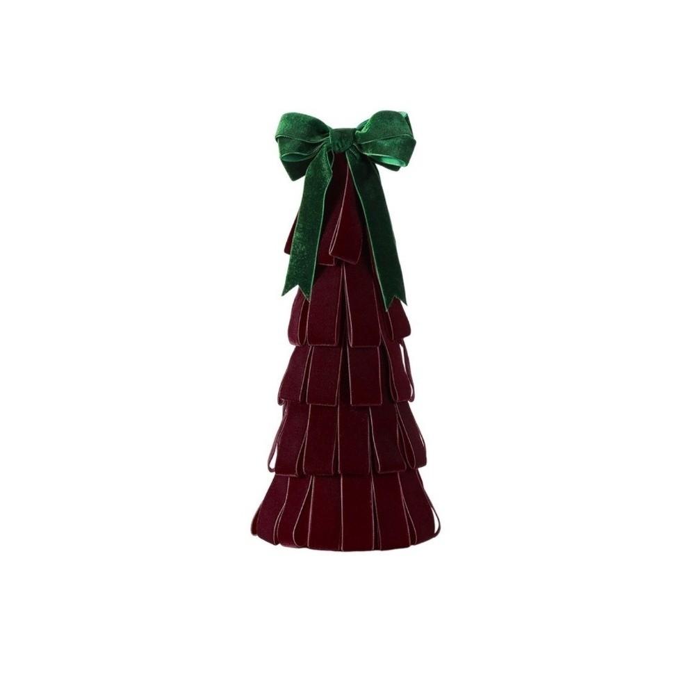 Tree Shape Velvet Christmas Tree Ornament Handmade Christmas Tree Decorations  Christmas Decor