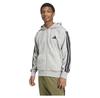 Essentials 3 Stripes Fleece Full Zip Sweatshirt