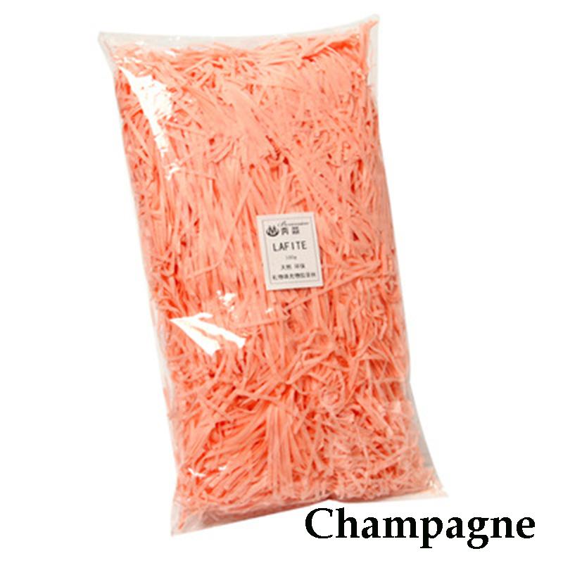 100 г цветной гофрированной бумаги из рафии, измельченной конфетти, наполнитель для подарочной коробки на день рождения, свадебная вечеринка, декор для упаковки своими руками