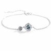 925 Sterling Silver Link Chain Crystal Planet Round Charm Bracelet &Bangle For Women Wedding Jewelry Party Sl011