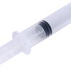 4Pcs/Set 12Ml Disposable Transparent Dental Irrigation Syringe With Curved Tip