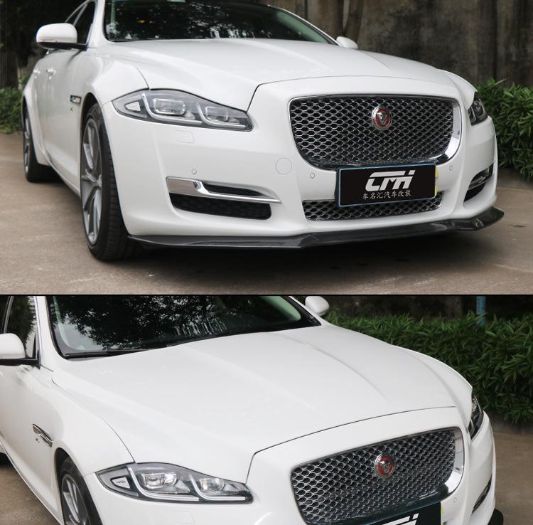 Передний сплиттер из углеродного волокна для Jaguar XJL 2017-2019
