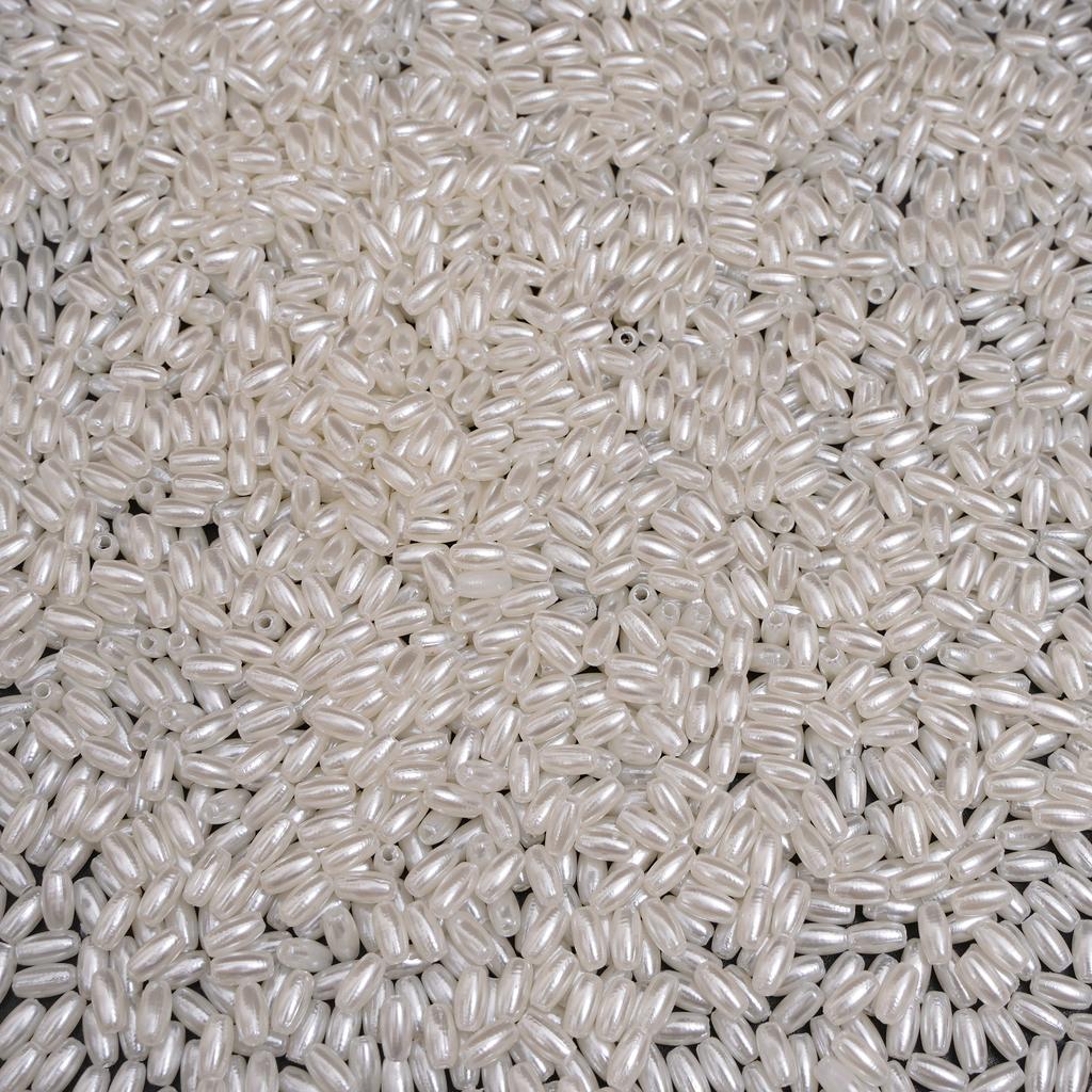 50/100Pcs White High Brightness ABS Water Droplet Shaped Imitation Pearls Scattered Beads For DIY Bracelets Necklaces Jewelry Making