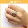 Элегантное кольцо из стерлингового серебра 925 пробы Стильный геометрический дизайн Идеально для женщин