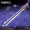 748PCS Sword Building Blocks Tianmu Shadow Swords MOC Model Assembly Bricks Toys Desktop Decoration Children’s Christmas Gifts