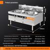 Ke Lai Heng High-Fire Double-Burner Gas Wok Range with Flameout Protection