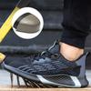 Fashion Fashion Safety Shoes For Men Work Boots Steel Toe Men's Working Boots Anti-Smash Breathable Sneakers Male Safety Boots Man Shoes