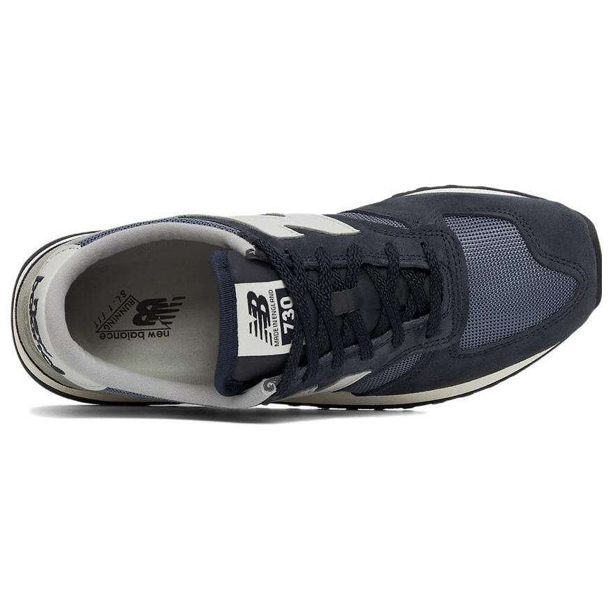 New Balance 730 MiUK Темно-белые серые мужские кроссовки Синие M730NNG