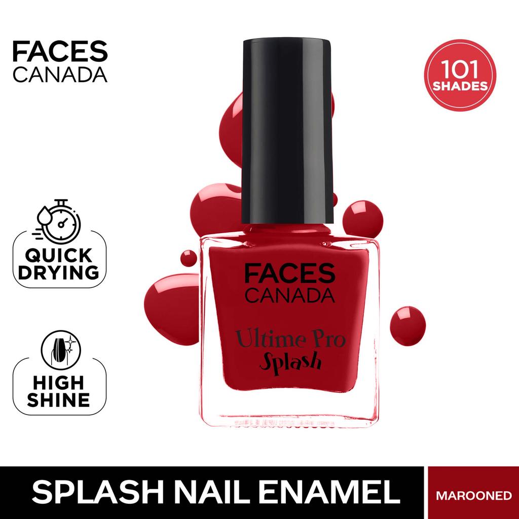 Faces Canada Эмаль для ногтей Splash Marooned 401 8 мл