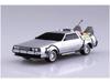 AOSHIMA Movie Mecha Series № 11 Назад в будущее Pullback DeLorean 1/43 НОВЫЙ