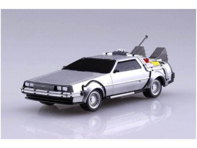 AOSHIMA Movie Mecha Series № 11 Назад в будущее Pullback DeLorean 1/43 НОВЫЙ