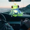 Charming Acrylic Frog Shape Car Hanging Ornament For Adorable Vehicle Decor