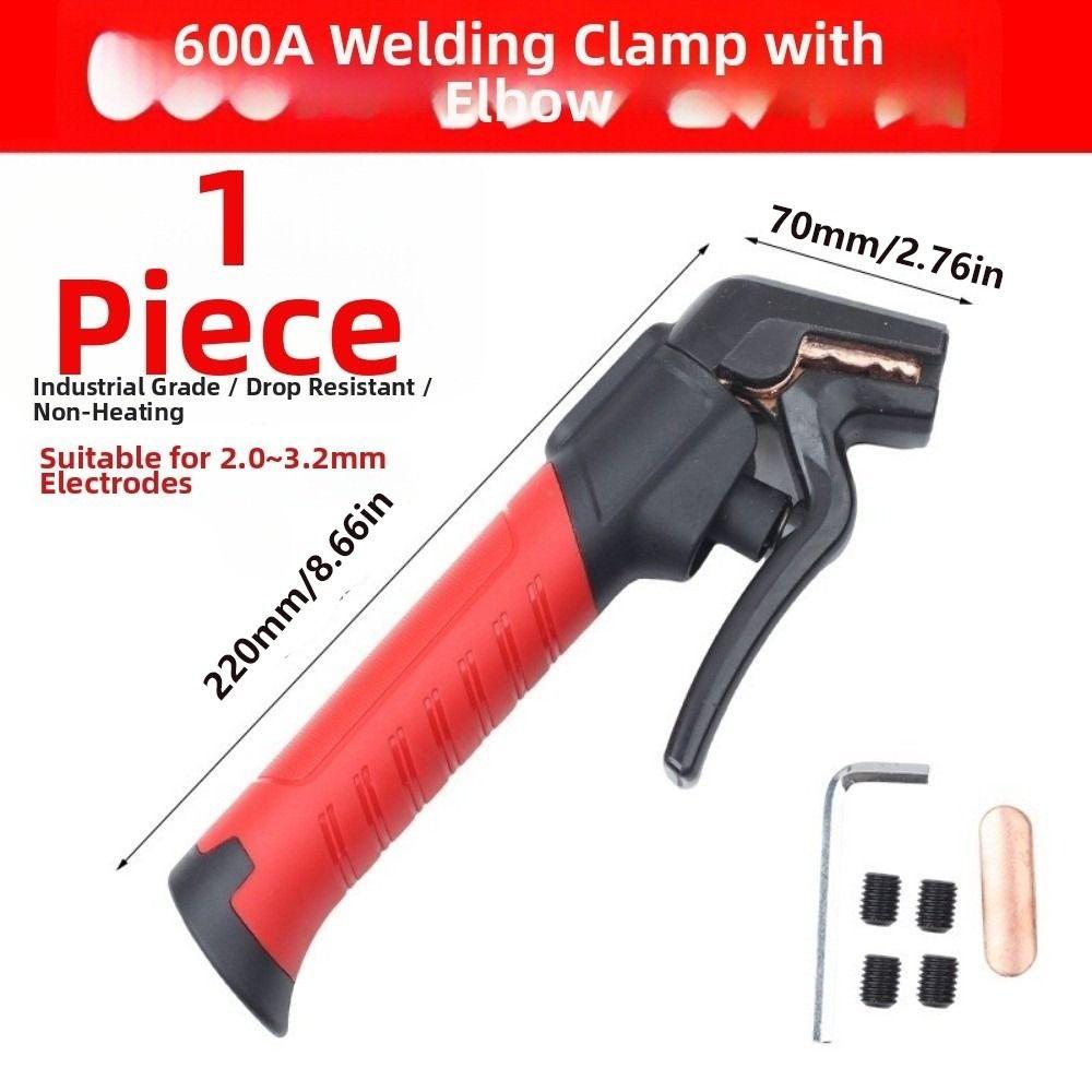 Heavy Duty Welding Electrode Holder Insulated Handle Electrode Holding Clamp Welding Clamp
