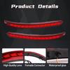 LED Rear Bumper Reflector Lights For Kia PEGAS        Running Brake Dynamic Turn Signal Lamps 12V