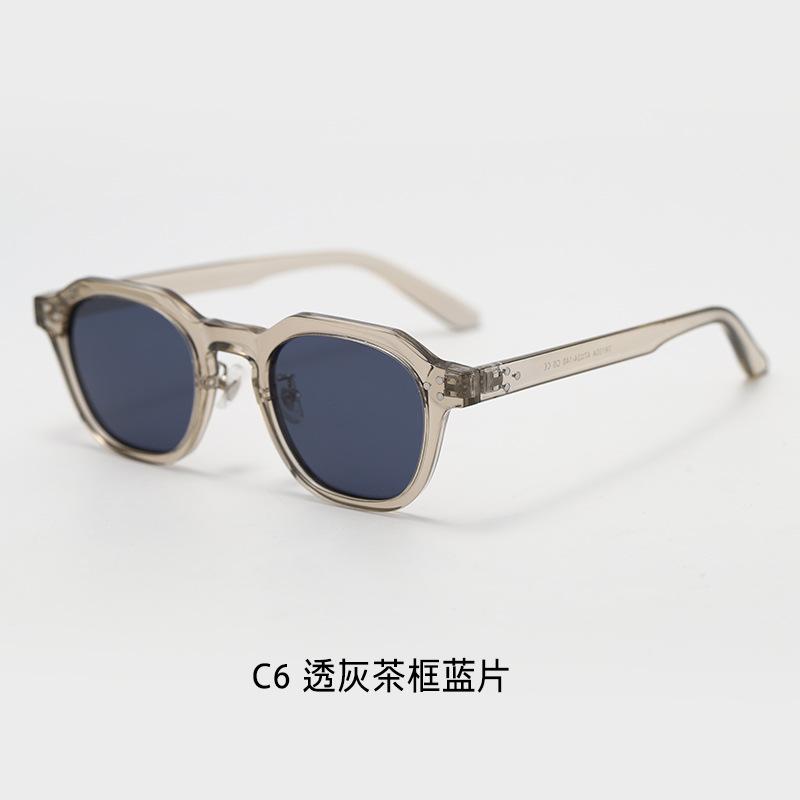 Vintage American style TR90Unique Punk Style Polygonal Polarized Sunglasses for Men, Street Style Trendy Sunglasses for Women