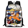 Рюкзак NARUTO Anime 15 дюймов с регулируемыми лямками, легкий школьный рюкзак для повседневного использования для мальчиков и девочек 6-10 лет