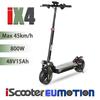 iScooter IX4 Off-Road Electric Scooter with 800W Motor, 48V15Ah Battery, 45km/h Max Speed, 4-Speed, Disc Brakes, IPX4 Waterproof, APP Control