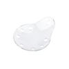 1 шт. прозрачный пластиковый щиток для ухода за глазами, пористый офтальмологический овальный щиток для глаз