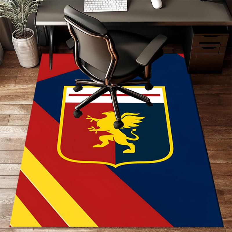Shield With Griffin Cross Rug for Living Room, Game Rooms, Office, Bedroom, Office Floor Mat Playful Design, fan gifts Christmas decor