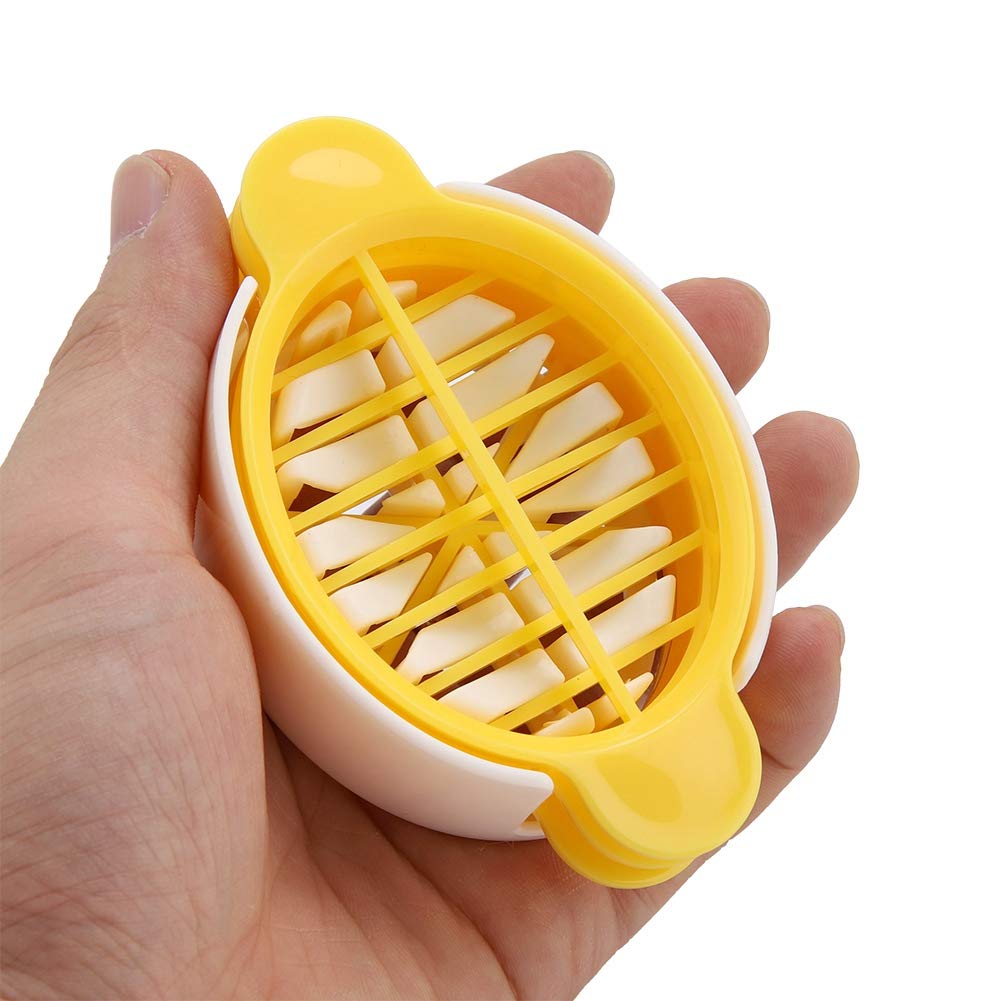 Egg Cutter with 3 Cutting Suitable for Fruits and Easy Dishwasher Ideal for Breakfast Suitable for Kiwi and Strawberries Modes, Hard-Boiled Eggs,