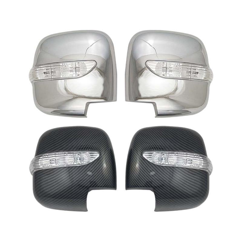 Car Rearview Accessories Side Door Mirror Cover with LED For Toyota Hiace 2008 - 2018 Cars Accessories Upgrade Modify A Car