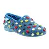 Lunar Womens/Ladies Helix Polka Dot Slippers