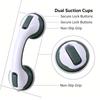 Bathroom Strong Suction Cup Armrest No Drilling Anti-fall Safety Handle Non-perforated Stable Grip for Elderly Children Senior