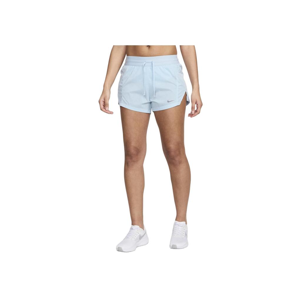 Nike Running Division Logo Stripe Reflective Design Shorts Women Shorts Light-Armory-Blue FN2715-440