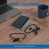 Внешний корпус для 2,5-дюймового накопителя USB Type C, SATA на USB 5 Гбит/с, корпус для HDD/SSD, прозрачный корпус для жесткого диска, поддержка для ПК и ноутбуков