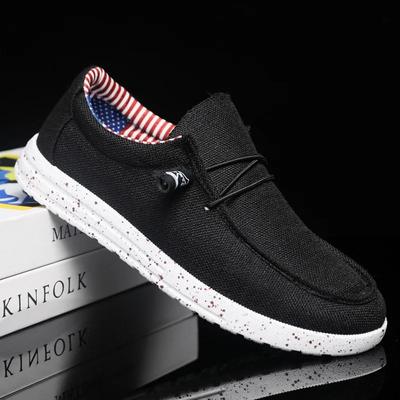Мужские парусиновые кеды, плоская подошва, шнуровка, повседневные лоферы, мужская мода, комфорт, резиновая подошва, нескользящие кеды, большой размер 48