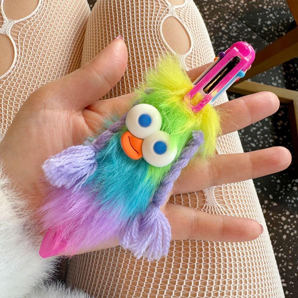 Многоцветная шариковая ручка в форме колбасы, шариковая ручка с градиентом в виде кролика, подарки, подарки