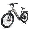 CmaceWheel L26 Moped Commuter E Bicycle 26Inch Step Through Electric Bike 500W Motor, 48V 17Ah Battery