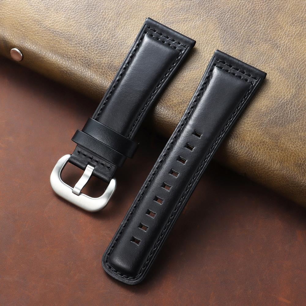 Leather Band 28mm Vintage Cowhide Watch Strap for Men Women Business Bracelet for SevenFriday Watchband Wristband Accessories