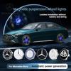 C200 E300 2026 Горячие 4 шт./комплект Магнитные колпаки ступицы колеса Mercedes Benz Светодиодная подсветка Улучшенные центральные колпаки колес
