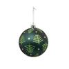 Décoration De Fête - MARQUE INCONNUE - Sapin Brillant - Vert - Rond - 8 Cm
