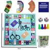 Adultopoly Board Game Couple Adult Opoly Board Game Portable Couple Game Entertainment Board Game Valentines Gifts for Him Her