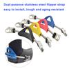 1 Pair Scuba Diving Spring Fin Straps Diver Heel Straps Gear Stainless Steel Diving Accessories For Scuba Diving Fins