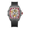 Модные часы для мужчин Sprots Fashion Plastic Transparent Hollow Full Automatic Mechanical Watches Men Waterproof Clock